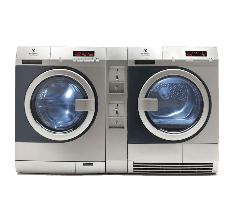 Smart-professionelle myPROzip Waschmaschine und Wäschetrockner mit flexibler Bezahlfunktion von Electrolux Professional