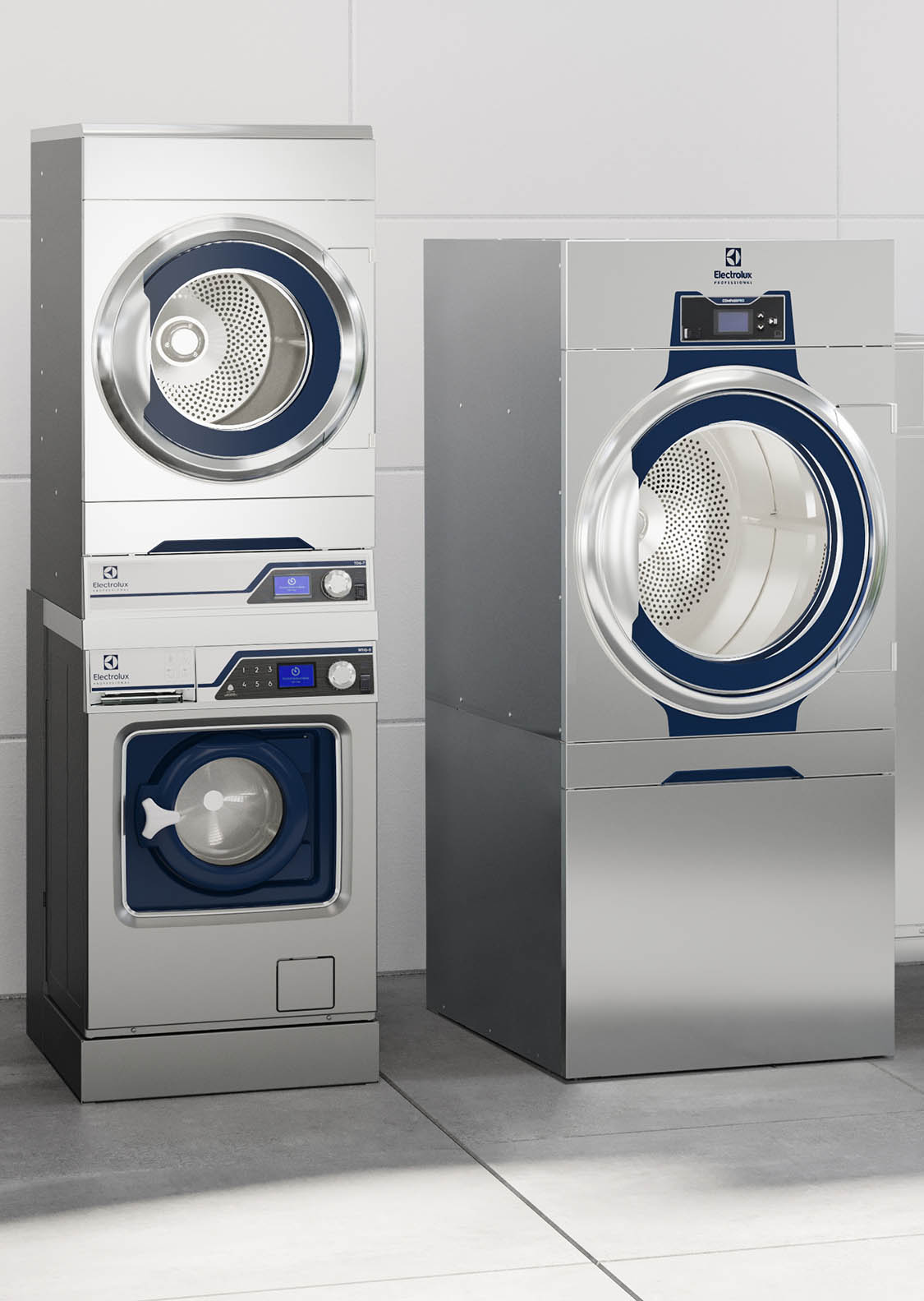 Gewerbliche Waschmaschinen und Trockner der Line 6000 von Electrolux Professional