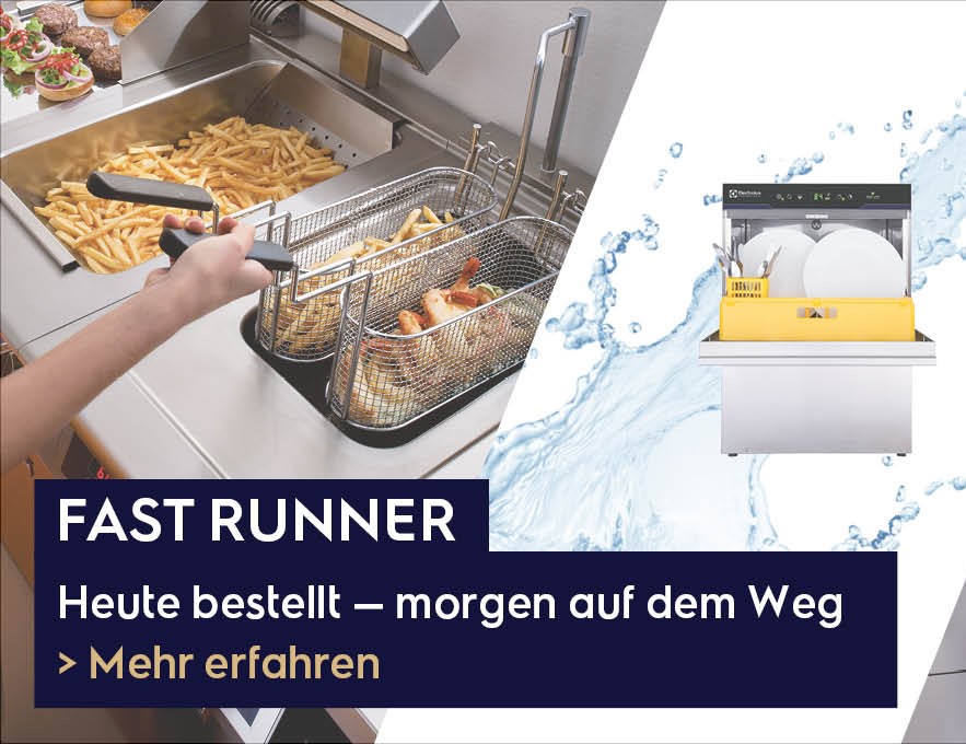 FAST RUNNER Lieferfähige Produkte aus der Großküchentechnik von Electrolux Professional
