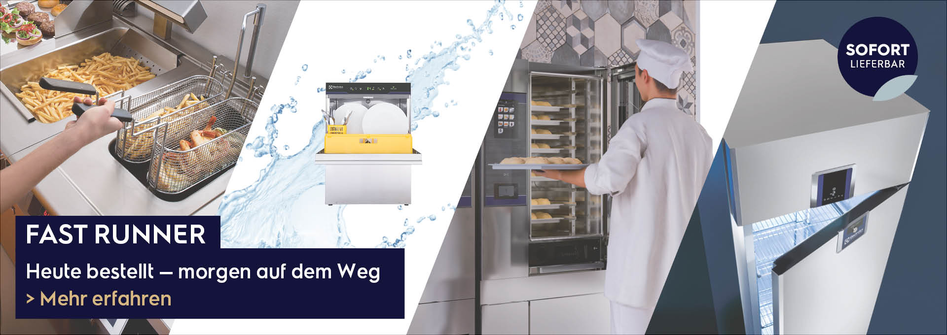 Lieferfähige Produkte aus der Großküchentechnik von Electrolux Professional