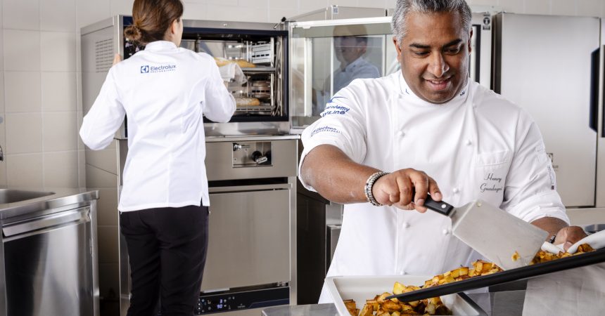 Chefs enjoying working
