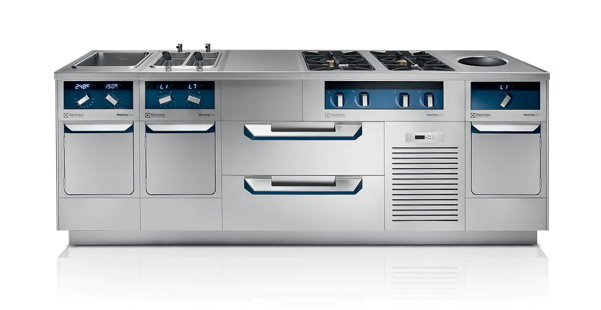 Streamlined Cooking Solutions Paired with Commercial Tumble Dryers and Automatic Ironing Machines. Streamlined Cooking Solutions Paired with Commercial Tumble Dryers and Automatic Ironing Machines.