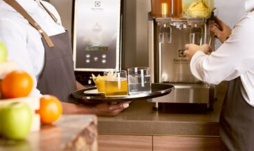 Streamlined Beverage Service with Commercial Laundry Equipment Support.