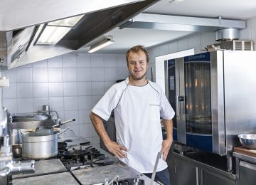 Hörnlihütte in der Schweiz ausgestattet mit Electrolux Professional