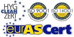 Hygieneprüfung durch ISO 9001- und ISO 14001-Zertifizierung Hygieneprüfung durch ISO 9001- und ISO 14001-Zertifizierung für Electrolux Professional
