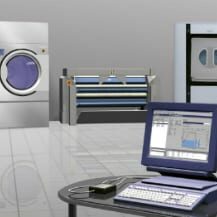 Themorelektische Hygieneprüfung der gewerblichen Line 6000 Wäschereilösungen von Electrolux Professional