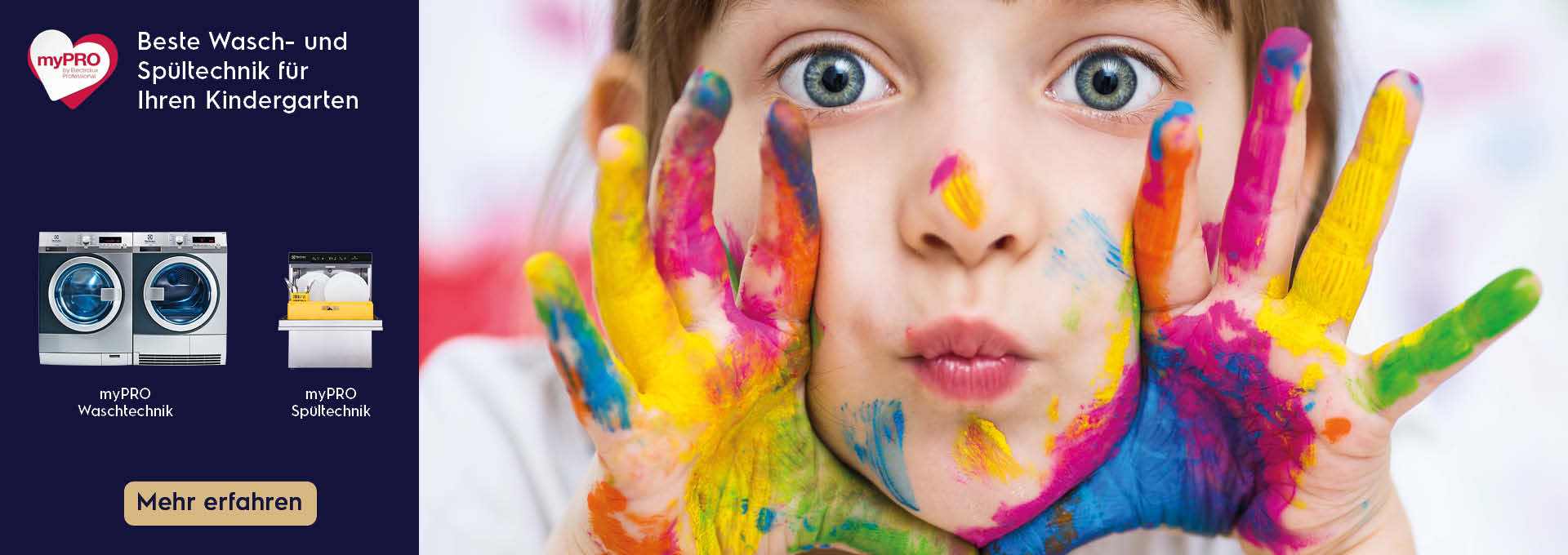 Smart-professionelle Wäschereilösungen für den Kindergarten von Electrolux Professional
