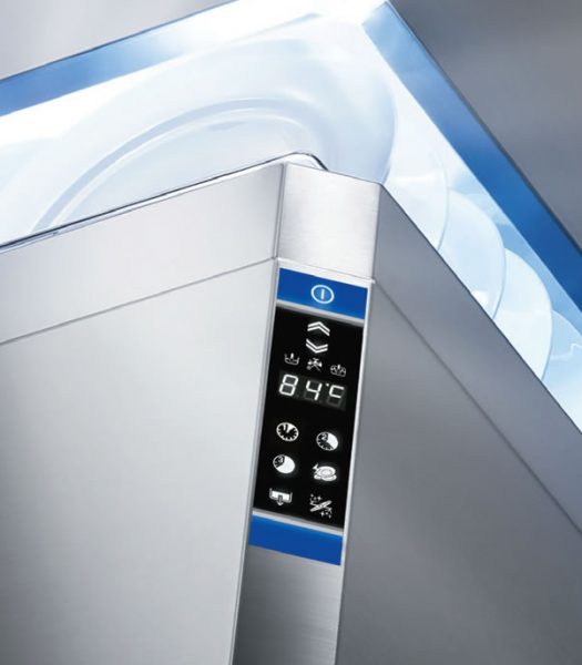 hood type dishwasher ergonomic