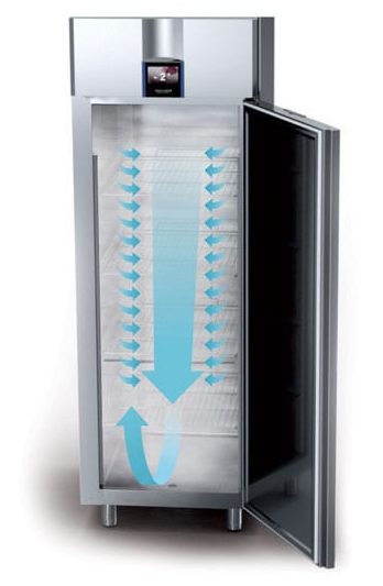 Industrikøleskab med optimal luftcirkulation