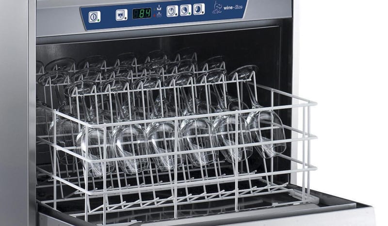 Glas-opvaskemaskiner der vasker glas rene på 2 minutter