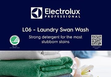 L06 - Laundry Swan Wash label small