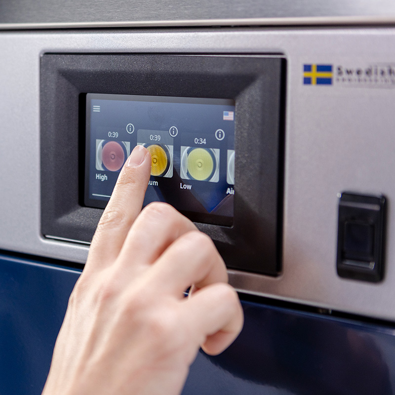tumbler_display display med tidsestimat