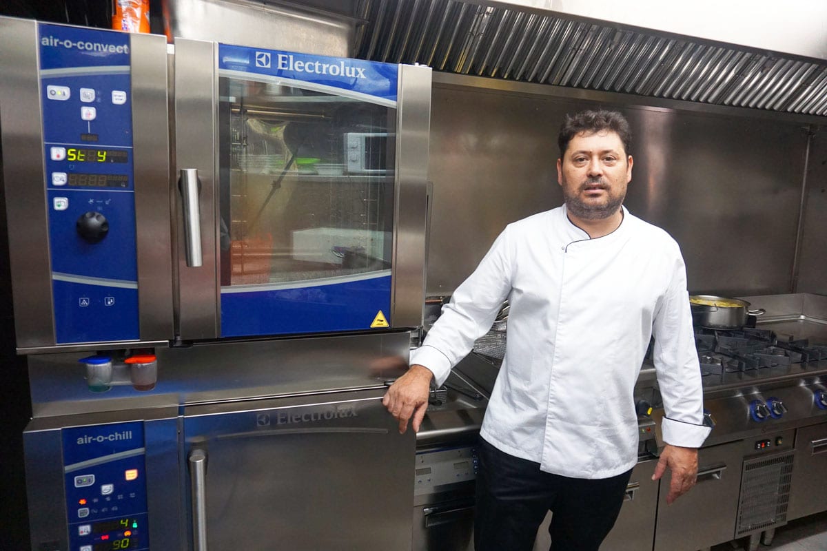 El chef Luis Felipe Pinto, la Txitxarrería