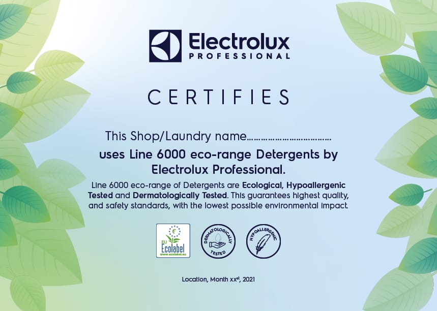 EPR line6000 chemicals certificate 2