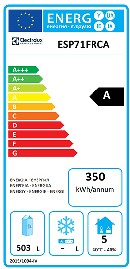 Energy label for commercial refrigeration Energy label for commercial refrigeration