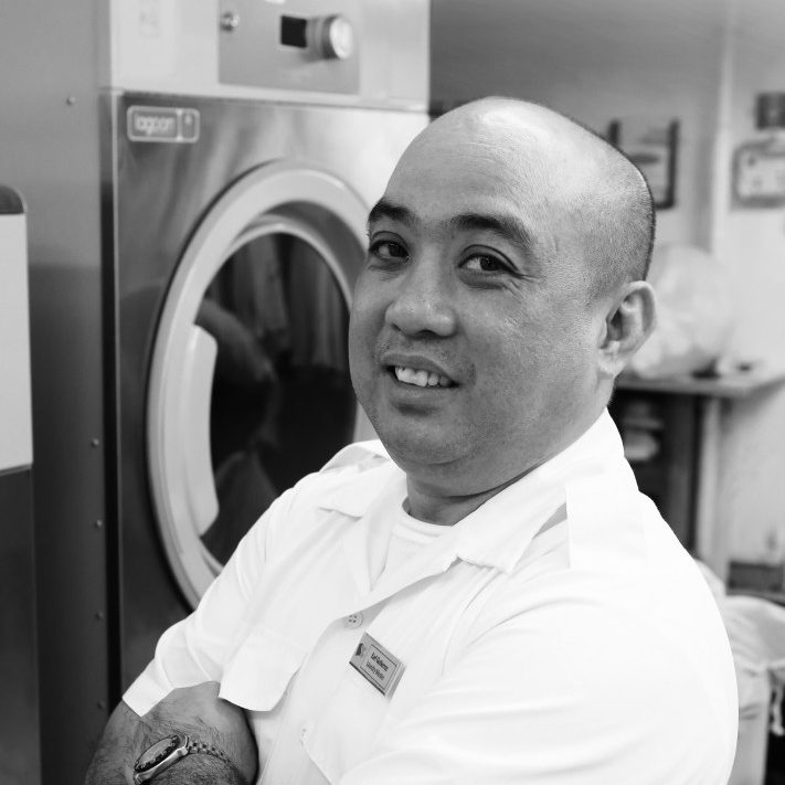 Earl Gutierrez, Laundry Master, Saga Sapphire passenger ship Earl Gutierrez, Laundry Master, Saga Sapphire passenger ship