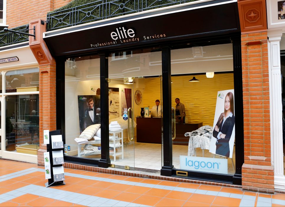 elite professional laundry shop front