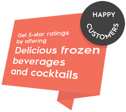 sticker frozen beverages