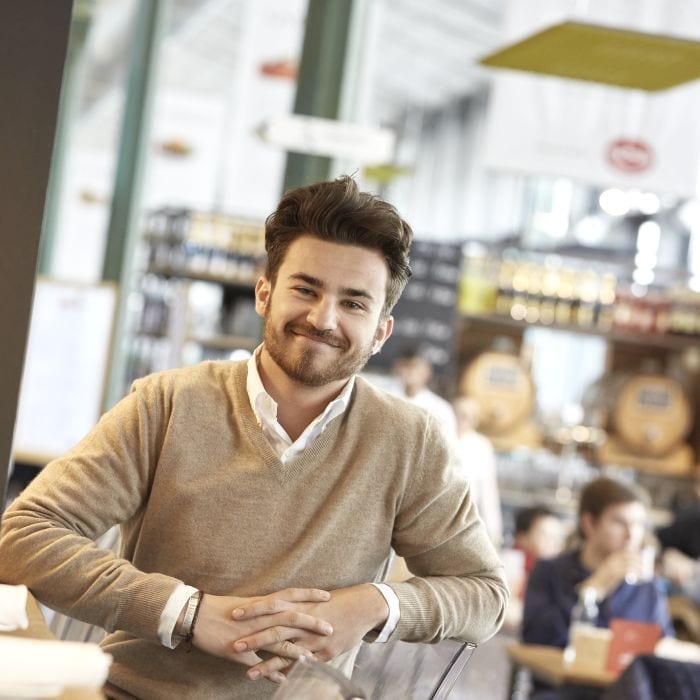 bar and cafes people