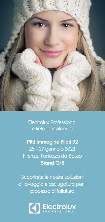 Invito Electrolux Professional Pitti Immagine Filati 92