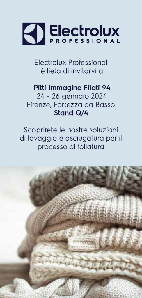 Invito Pitti Immagine Filati gennaio 2024