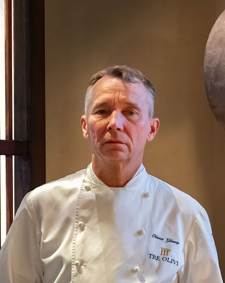 Oliver Glowig, Executive Chef Ristorante Tre Olivi - Paestum (SA)