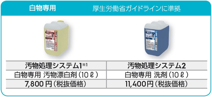 白物 白物専用洗剤ラインナップ