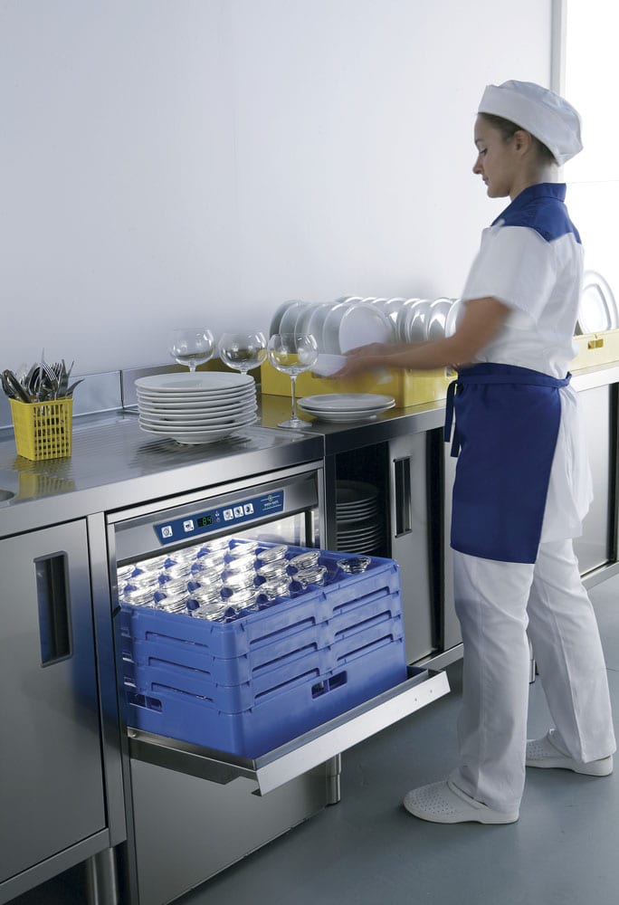 Professionell restaurangdiskmaskin