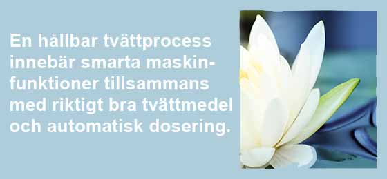 En hållbar tvättprocess