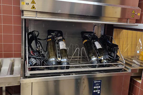 DISKMASKIN Andningsmasker Diskmaskin Brandstation
