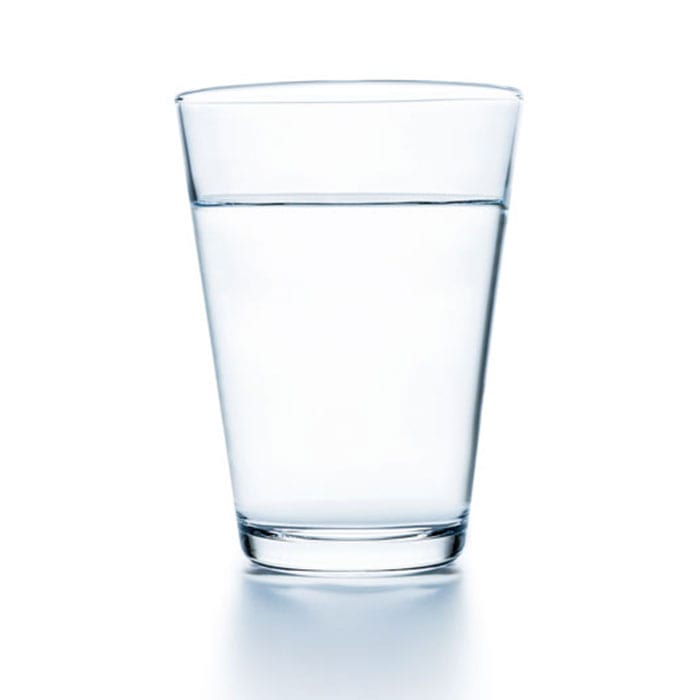 Rack Type glass of water