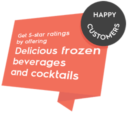 sticker frozen beverages