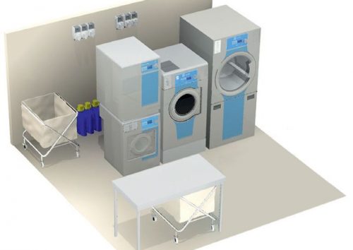 laundry solution for cargo ship 25 staff members