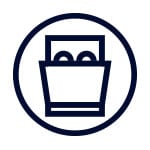 Dishwasher Safe Icon | Electrolux Professional