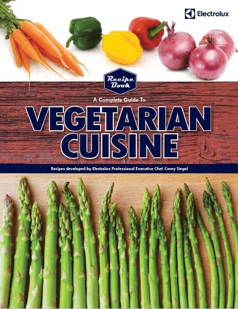 Cover for the Electrolux Professional Vegetarian Cuisine Cookbook