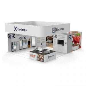 Booth Design for Electrolux booth at NRA Show 2018 National Restaurant Association
