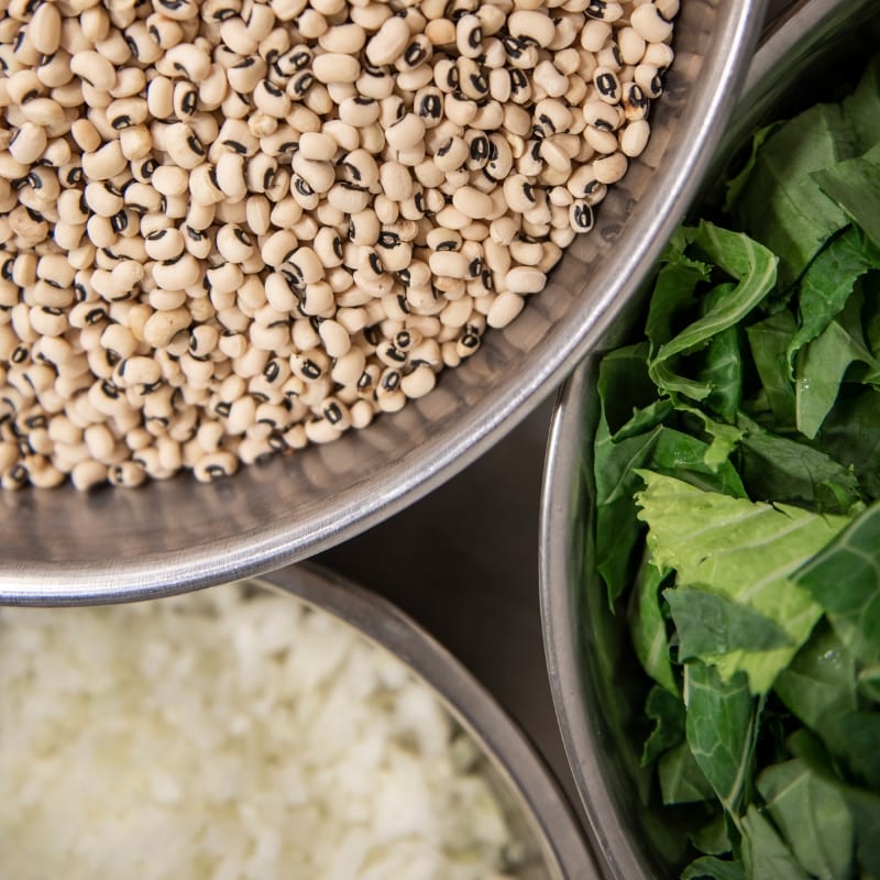 Black Eyed Peas & Collard Greens 2 Black Eyed Peas & Collard Greens 2