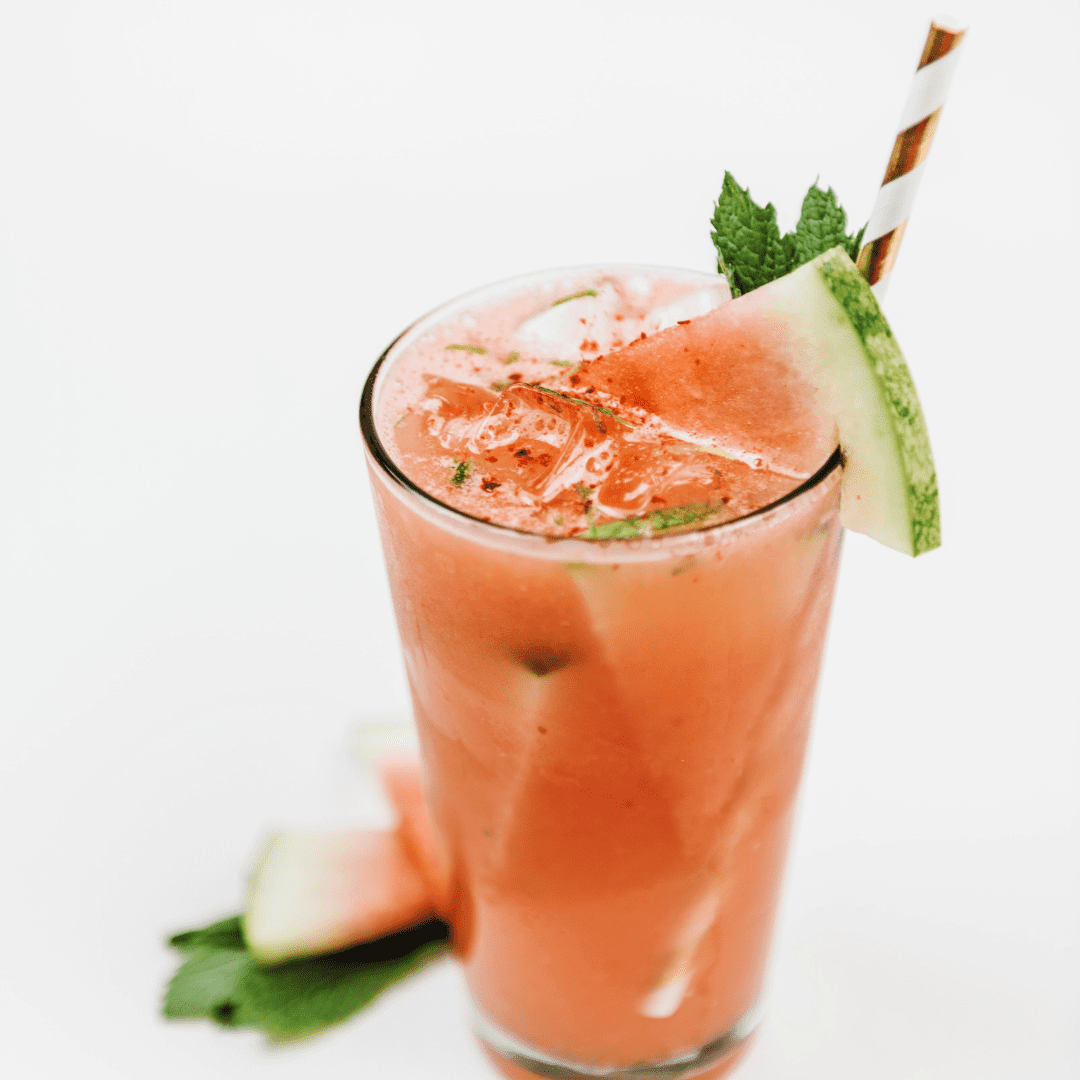 Watermelon Aqua Fresca made using Bermixer Pro