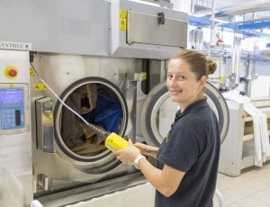 commercial laundry operator