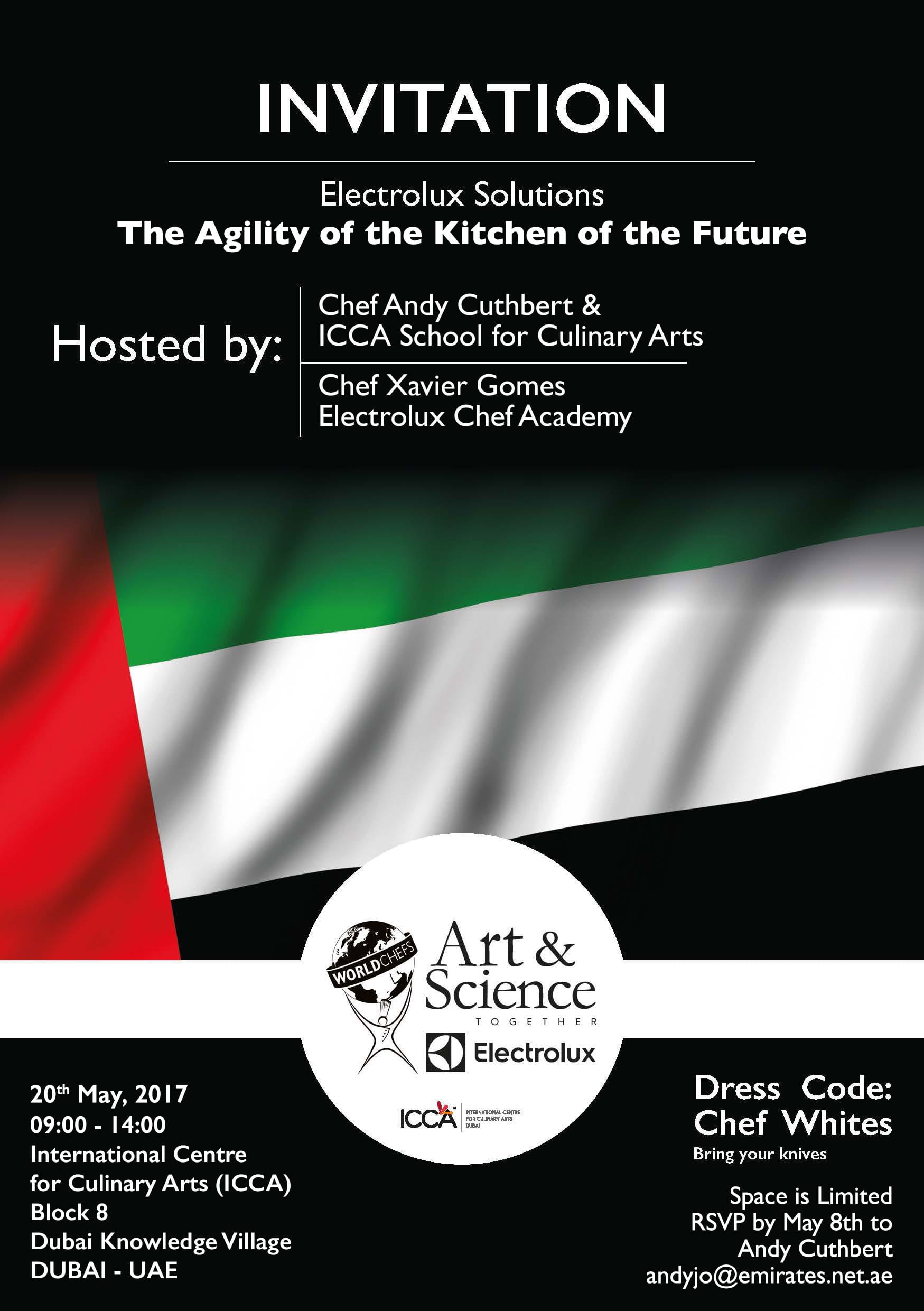 Art&Science the Agility of the Kitchen of the Future 20th May 2017