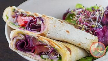 Vegeterian wrap speedelight pep recipe