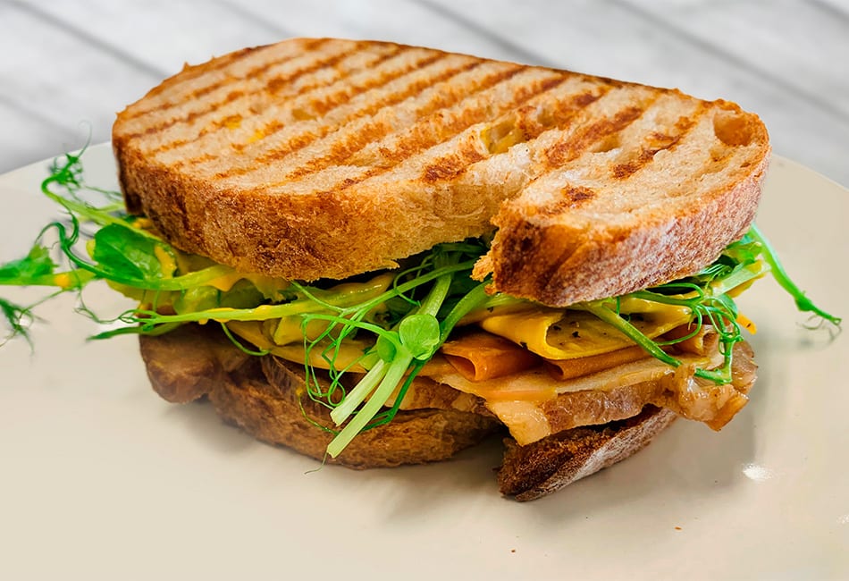 Singaporean Pickled Pumpkin Sandwich, Daniel Schneider