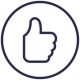 trouble free icon trouble free icon