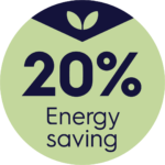 energy saving 20percent