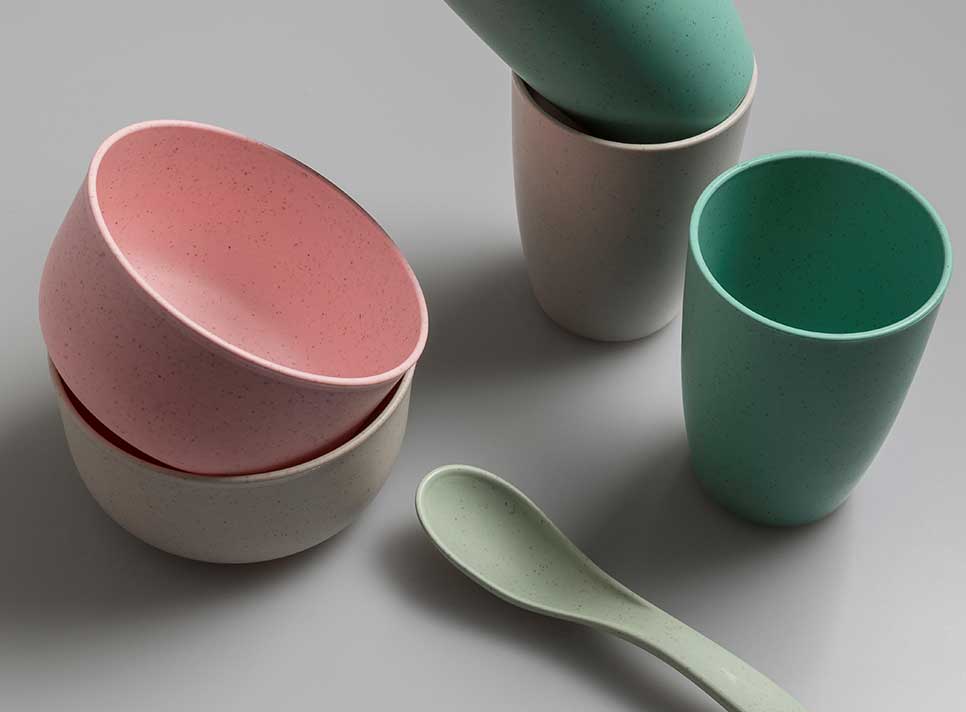 reusable dishwasher cups and spoon